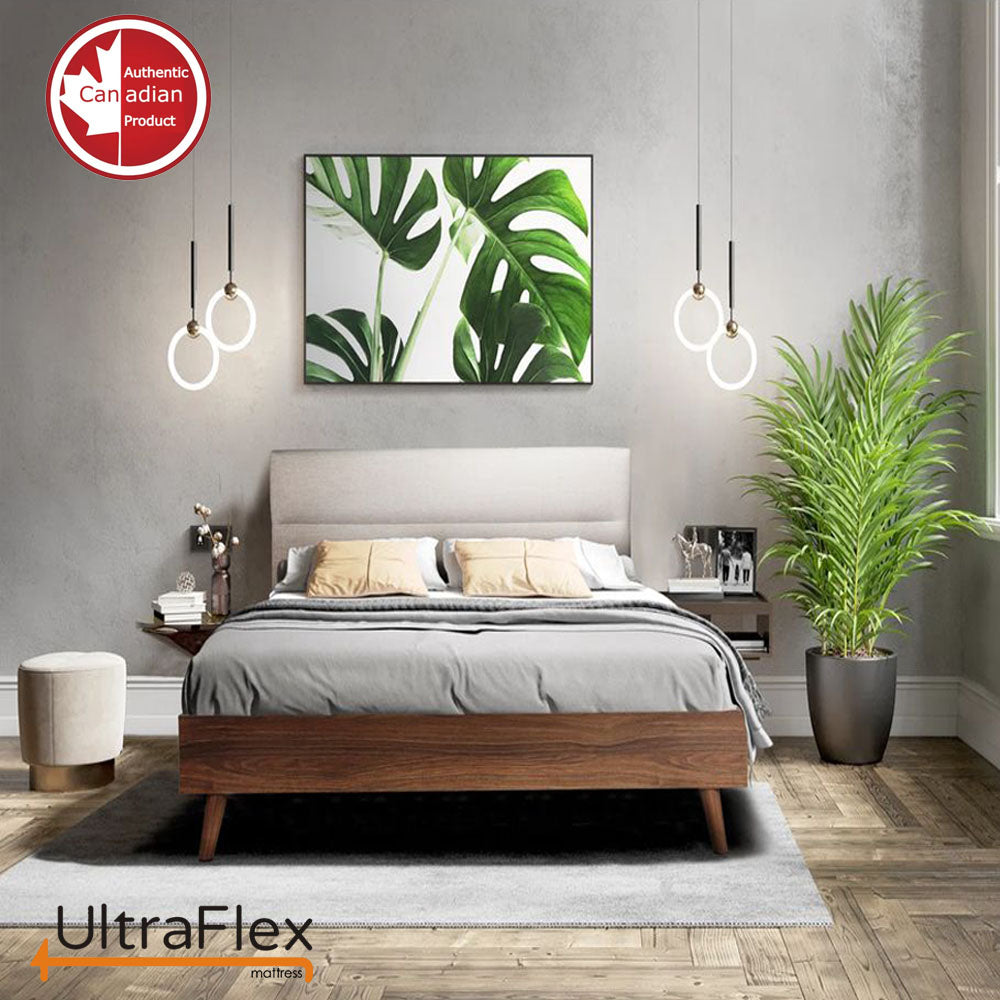 UltraFlex® PURITY -  Spinal Care Orthopedic Cool Gel, Pressure Relief Foam Encased, Multiple spinal Posture Support, LowMotion Transfer quilting, Natural Foam Blend, Comfort+, Eco-Friendly Mattress (Made in Canada)