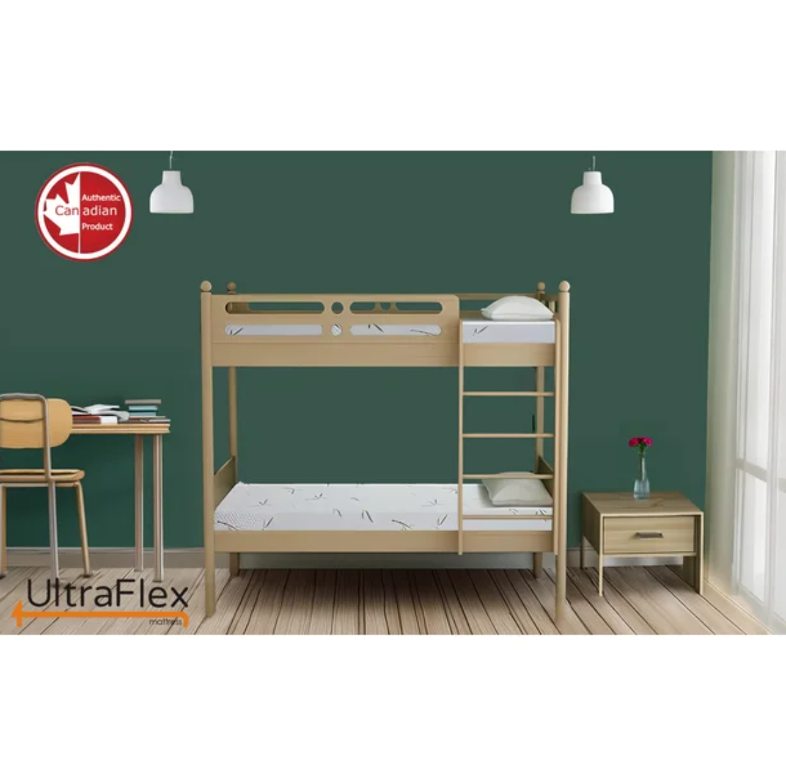 Ultra Rest Shell Bed UltraFlex® RestEasy- Reversible Gel-Infused Foam Mattress, Ideal for B ...